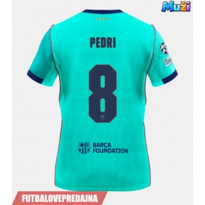 Lacne Muži Futbalové dres Barcelona Pedri Gonzalez #8 2026-27 Krátky Rukáv - Tretina
